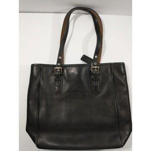 Coach Women's Shoulder Bag - Black Learher